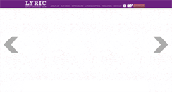 Desktop Screenshot of lyric.org